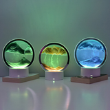 AtmoScape™ Clepsidră cu LED-uri de culoare lampa de artă cadru