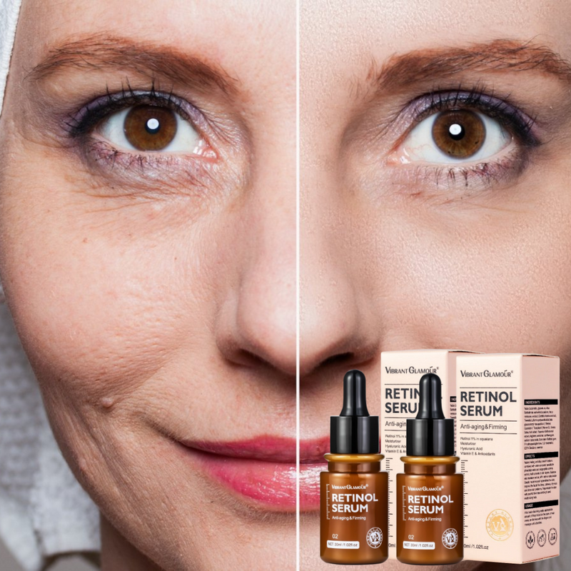 Vibrant Glamour™ Ser cu retinol împotriva ridurilor și îmbătrânirii pielii