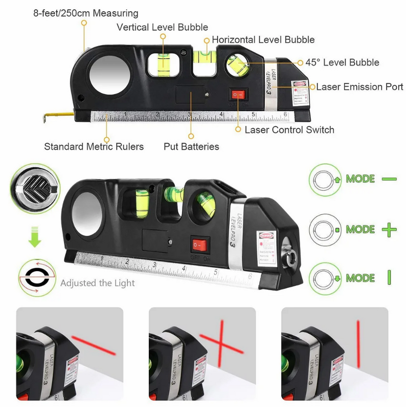 Levita Pro™ Măsurare precisă cu laser