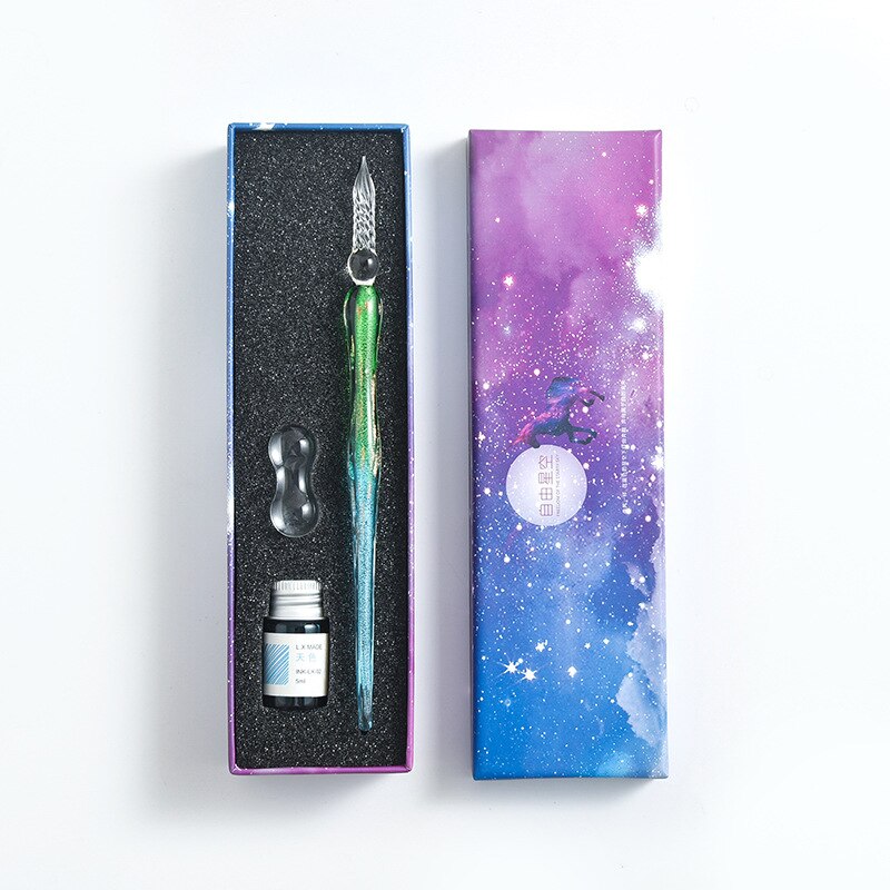 CrystalFountain™️  Creion colorat din sticlă cristal | Un cadou unic si deosebit!